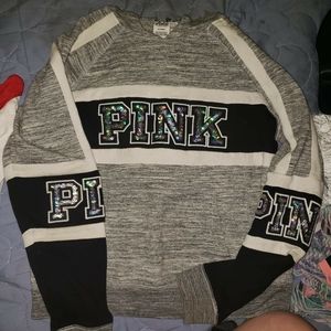 PINK baseball tee shirt PINK hoodie